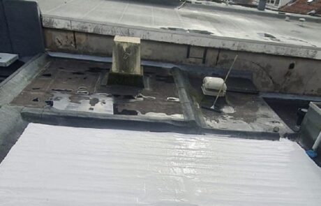 Plat dak wit coaten