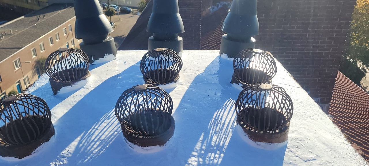 Dekplaat bolrooster coating