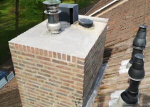 Schoorsteen voegwerk NA