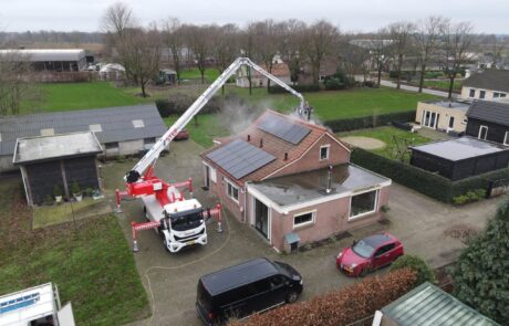 Dakpannen reinigen Rucphen VOOR