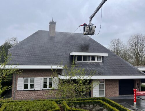 Leien dak reinigen Meerle België